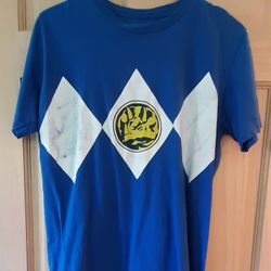 Blue Power Ranger T-Shirt Size Meduim.