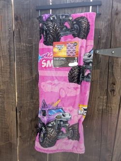 Monster Jam Plush Throw Blanket 50x70