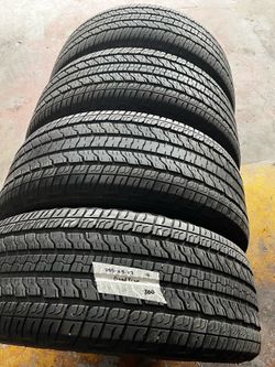 4 USED 25565R17 GOODYEAR ALL SEASON TIRES for $300 installed and balance. 25565R17 255 65 17 255 65 R 17 255/65/17 255/65/R17 All USED tires come wi