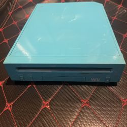 Limited ED Blue Nintendo Wii Console Only RVL-101 Tested & Working