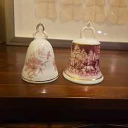 German Porcelain Bell Pair – Kaiser & Kronach W. Germany