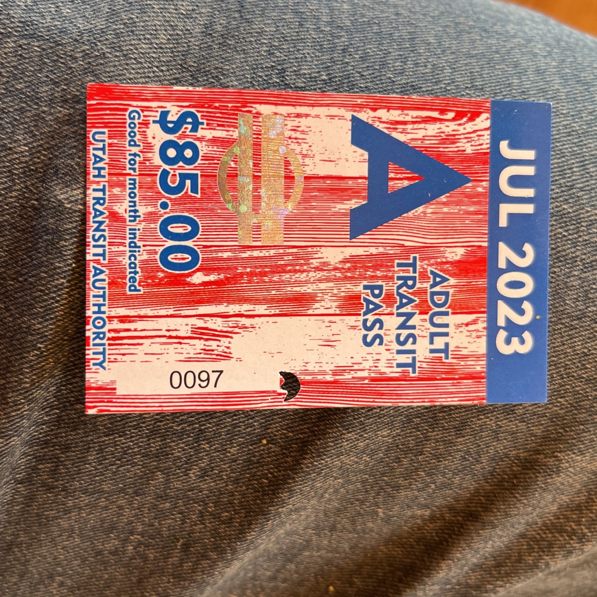 Bus Passes For July