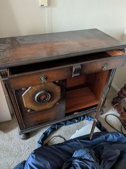 Table, cabinet