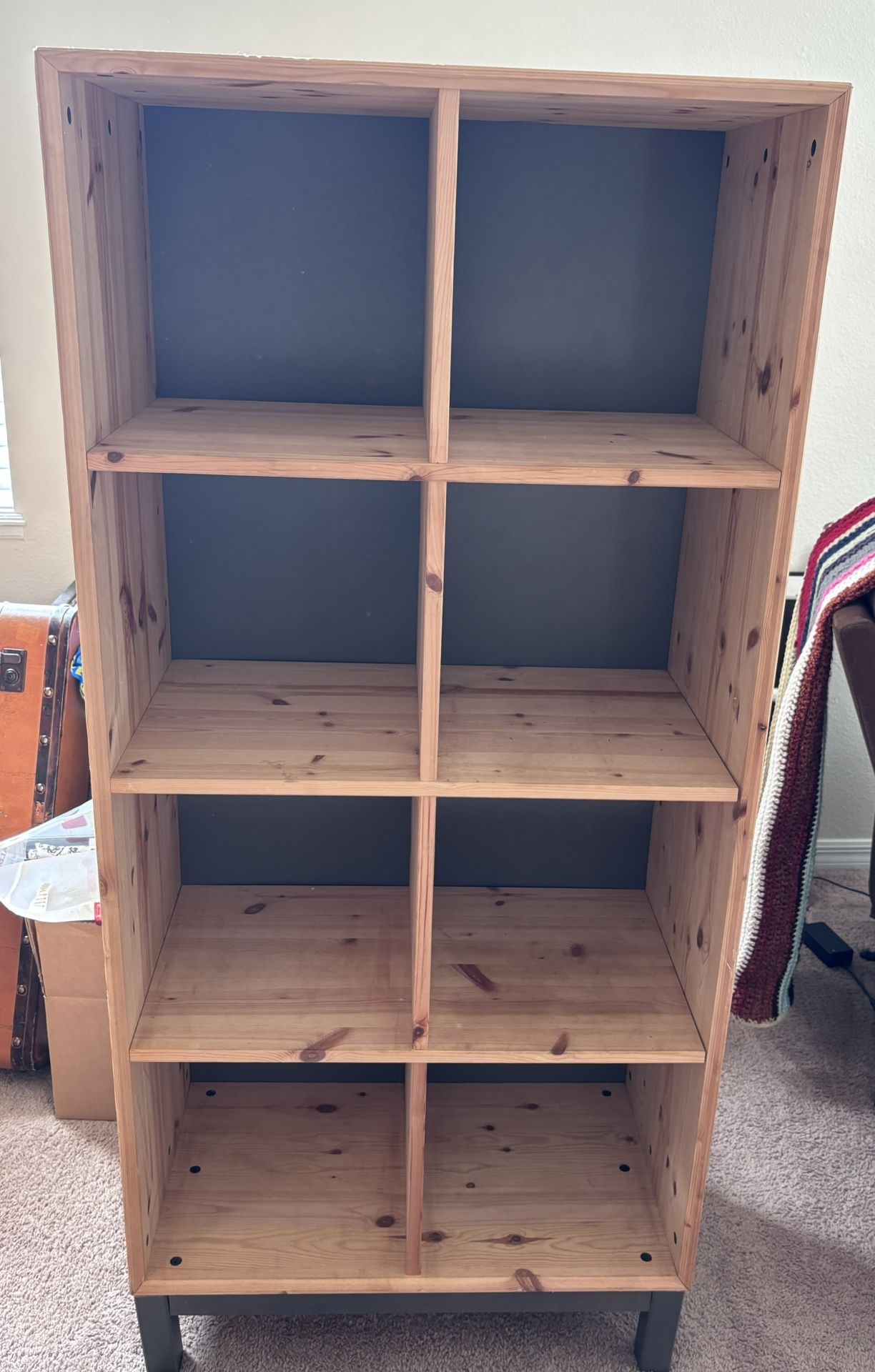IKEA Nornas Pine Grey Bookcase