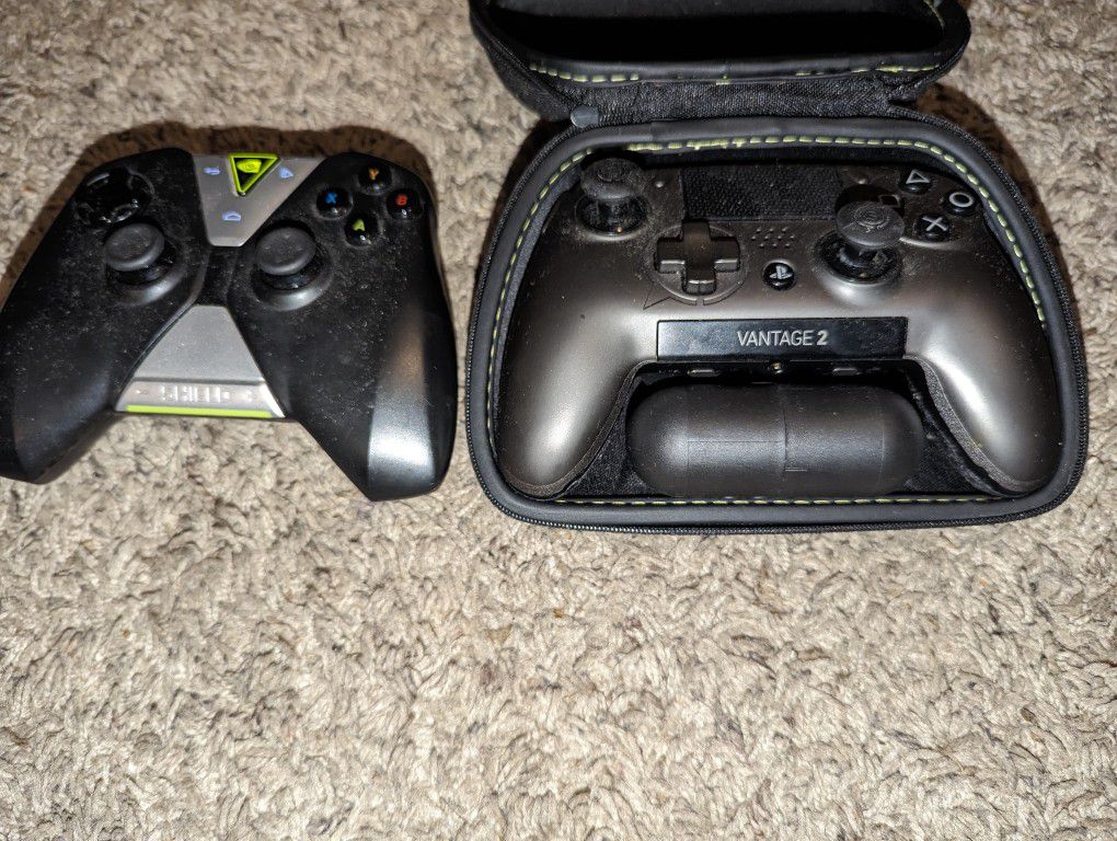 Scuff Vantage 2 PS4 And Nvidia Shield Controller For Android.