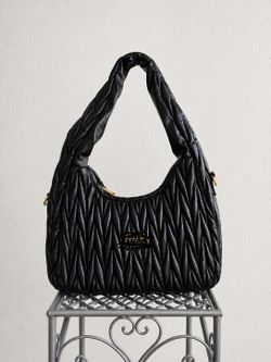 Black Quilted Bag