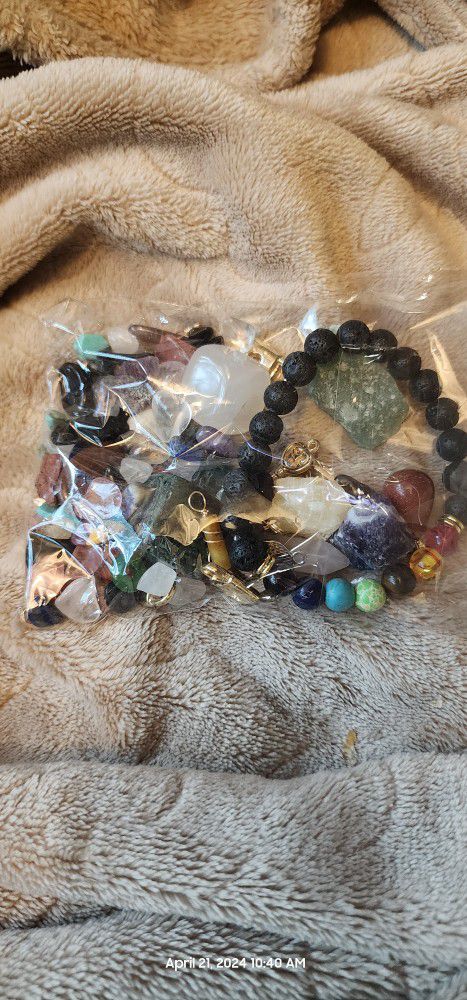 Mixed Tumbles ,Chips , Charms And More