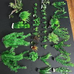 Fish Tank Plastic Plant