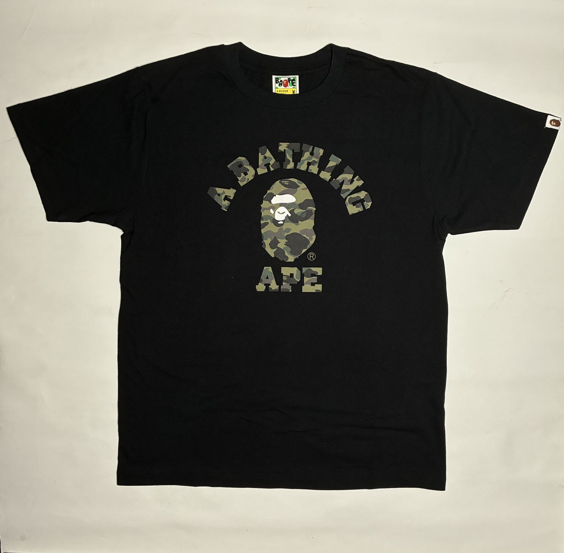 Bape College Camper Tee Green Black M,XL