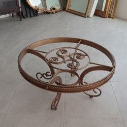 Wrought Iron Gold Tables