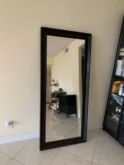 Large Mirror Real wood Frame Like New Condition