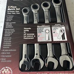 GearWrench 4PC MM Wrench Set
