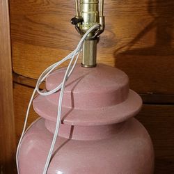 Large Pink Lamp
