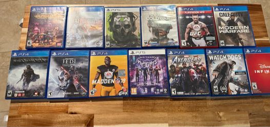 13 Ps4 / Ps5 video game bundle
