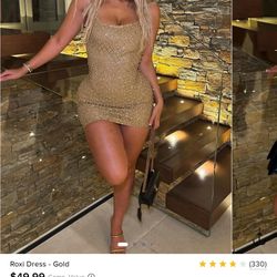 Gold Dress