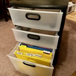 3 Drawer Plastic Storage Organizer