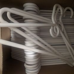 Hangers - Heavy Duty Tubular - White Qty 30