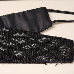 Vintage Lord & Taylor Beaded Belt W/Back Hook Closure 