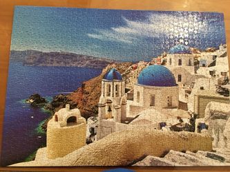 Puzzle 1000 pieces Aegean Sea, very good quality puzzle, used one time