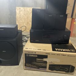 Sony and Yamaha Receivers 