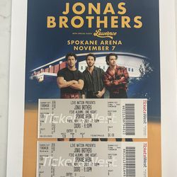 2 Tickets - Jonas Brothers 11/7 