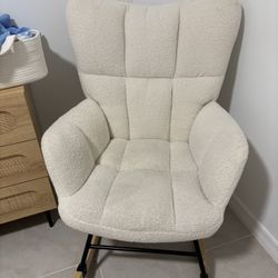  Beige Rocking Chair