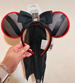 Beautiful Star Wars Darth Vader Mickey Ears Headband