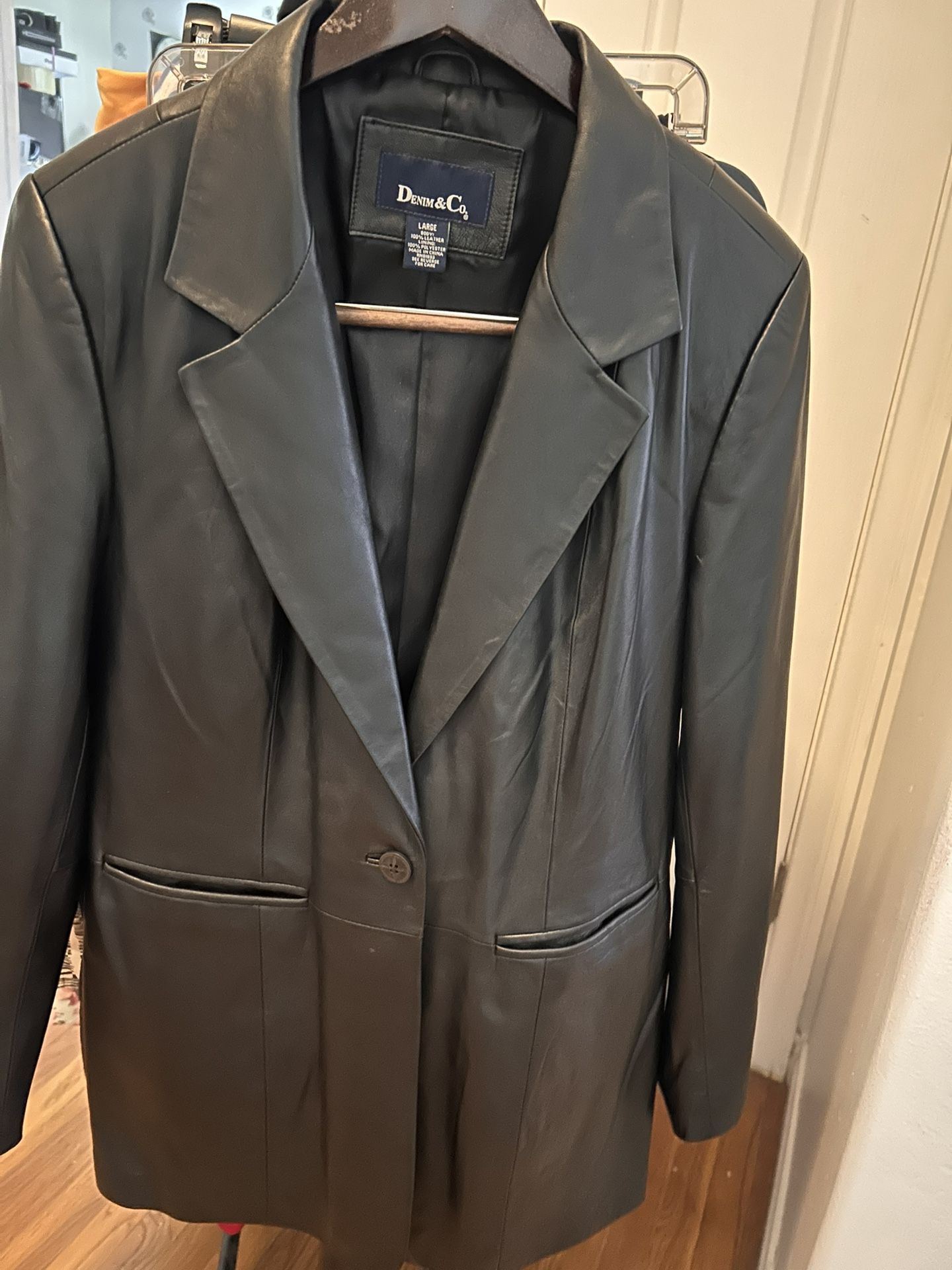 Denim & Co Ladies Leather Jacket $45 OBO