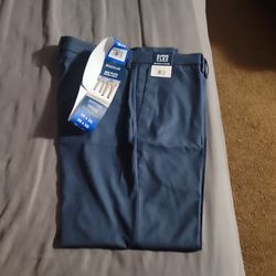 Men's HAGGAR 365 FLEX DRESS PANT SIZE 36 × 29 AND 36×29 STRAIGHT FIT $13 each Color BLUE