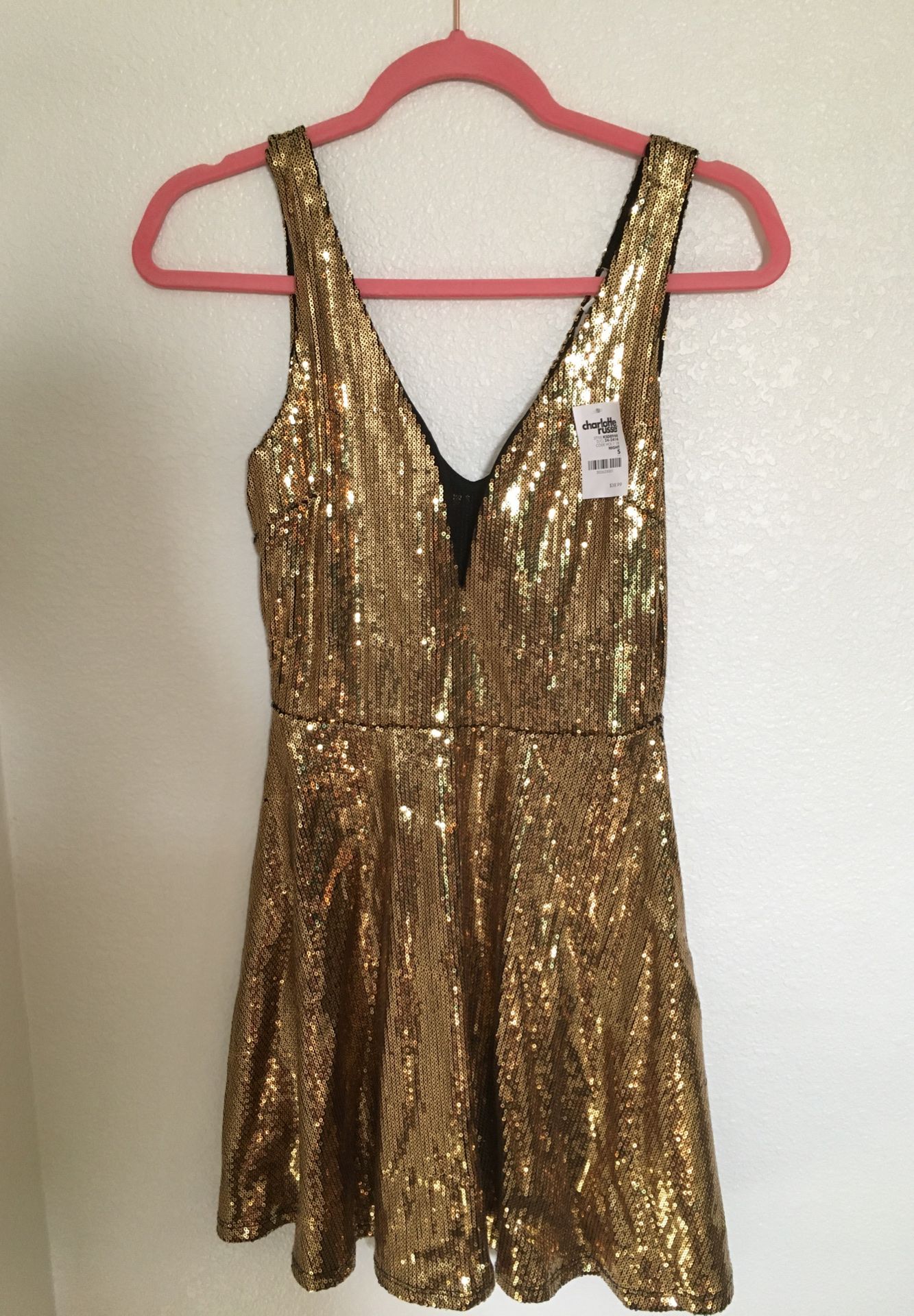 Gold Sequin Dress!