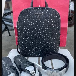 Michael Kors  Medium Backpack With Silver Stars NWT Michael Kors flip flops size 8 Michael Kors belt size XL pick up location in the city of Pico Rive