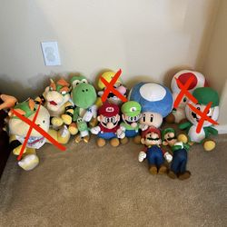 Super Mario Plush Toys (NOT FREE, READ DESCRIPTION)