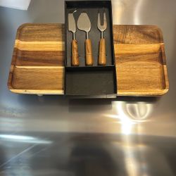 Charcuterie Board And Utensils ByTexxture