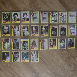 1977 Topps Star Wars Series 3 Yellow Border (Cards #136-198) – Partial Set w/ Extras