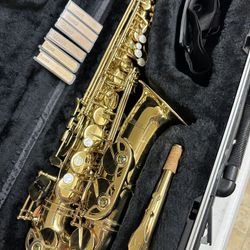 Alto Saxophone by Musica with New Reeds $350 Firm