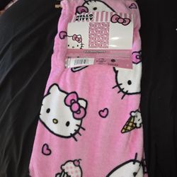 Hello Kitty Toddler Valentines Blanket 