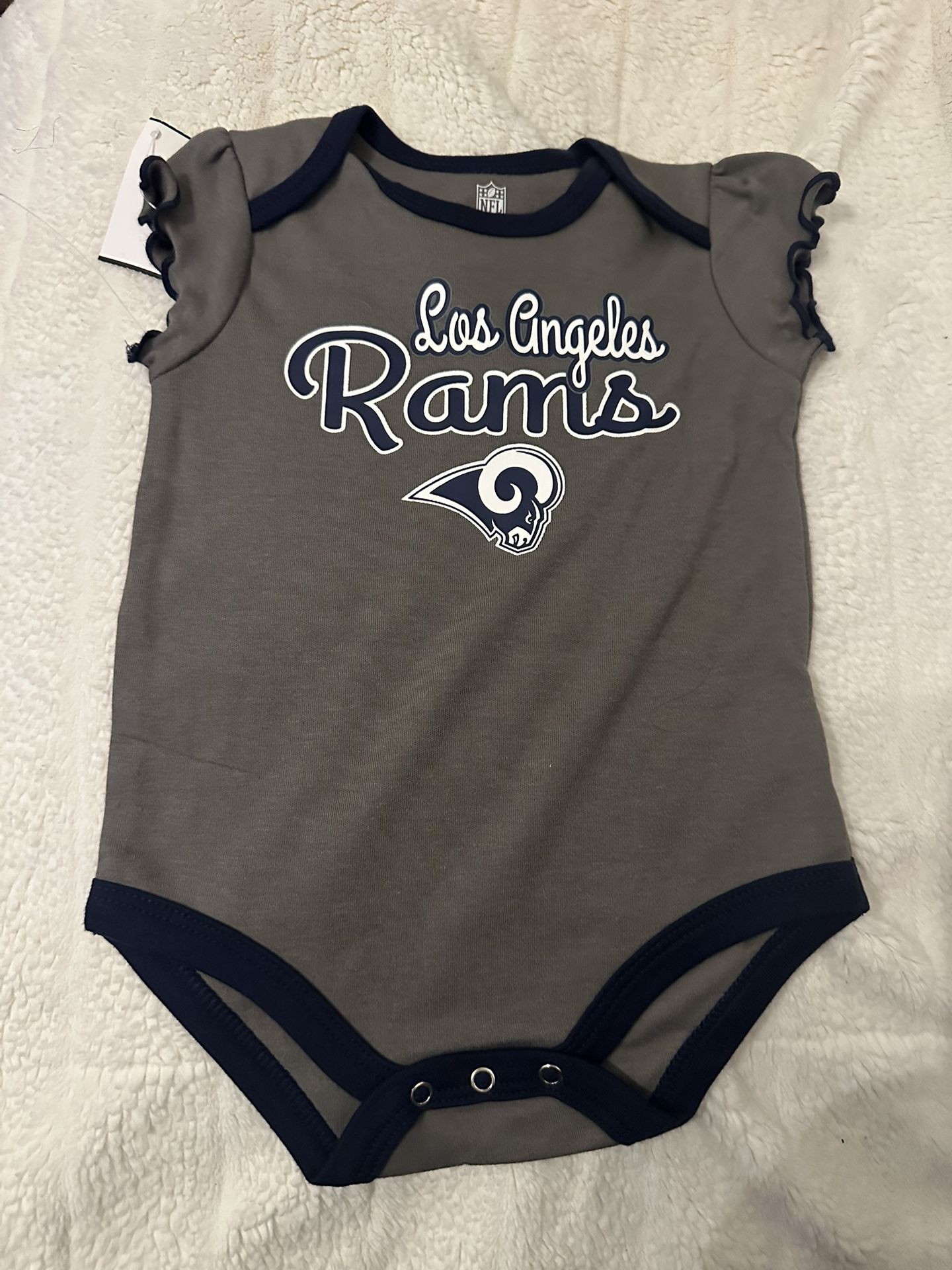 LA Rams Football Onesie Girls NWT