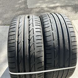  BMW tires 225/40 R18 Bridgestone Potenza Run Flat