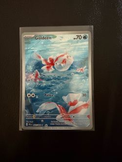 Goldeen Illustration Rare Pitch Black