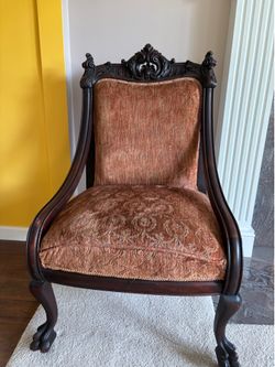 Antique parlor chair