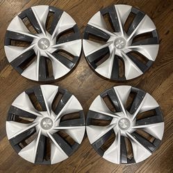 Tesla Model Y Gemini Set Of 4 19" Hubcap Wheel Covers 1044235-00-B
