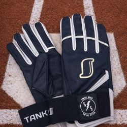 *New Brand* TankS Batting Gloves (Long Cuff) - Real Leather!