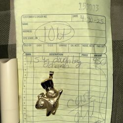 10k DoughBoy Pendant