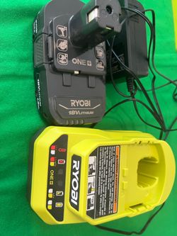 Ryobi battery and charger