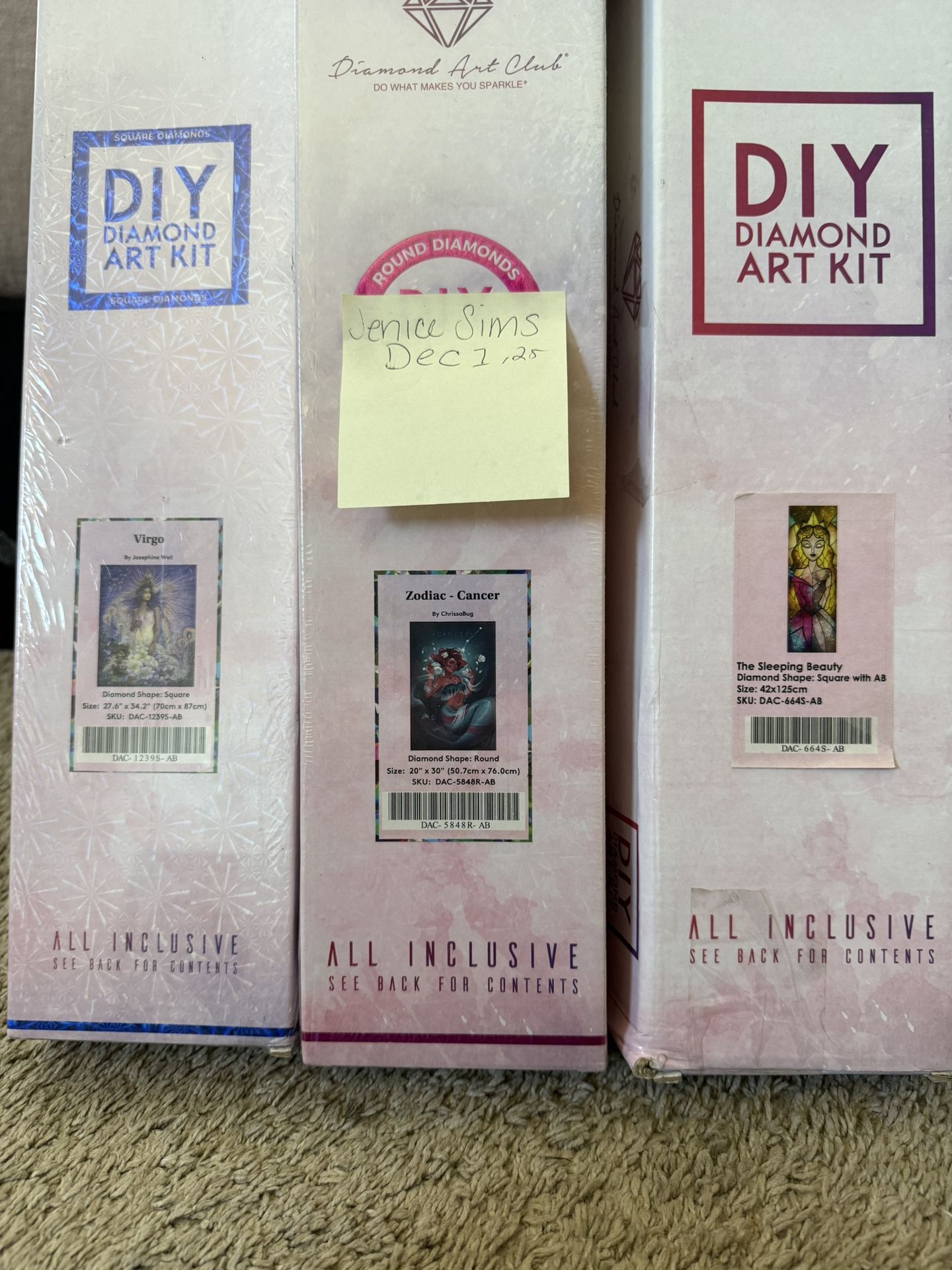 Diamond Painting ***FOR SALE**** Diamond Art Club Crafting By Numbers