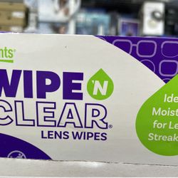 Flents Wipe 'N Clear Lens Wipes.  