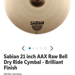 Sabian Ride Cymbal 