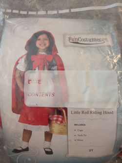 Little red riding hood costume