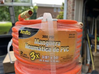 3/8” X 50ft 300 PSI PVC Air Hose 