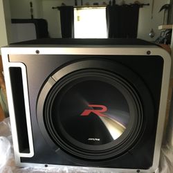 Brand New In The Box Alpine 2 Alpine Halo R2 SB12V  Subwoofers 